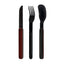 Akinod Magnetic Straight Cutlery 12H34 Black Mirror Bois Corail - foto 2
