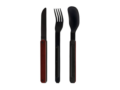 Akinod Magnetic Straight Cutlery 12H34 Black Mirror Bois Corail - foto 2