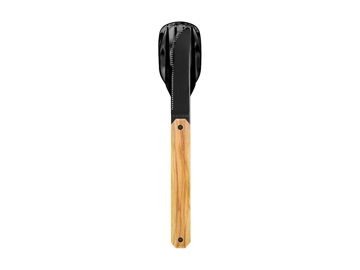 Akinod Magnetic Straight Cutlery 12H34 Black Mirror Olivier