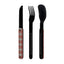 Akinod Magnetic Straight Cutlery 12H34 Black Mirror Tartan Bleu - foto 2