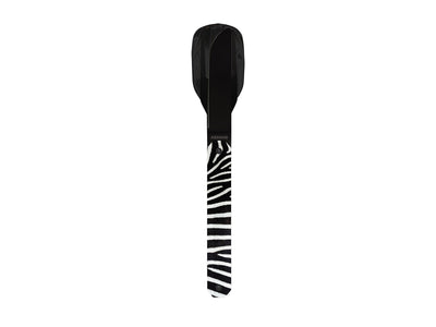 Akinod Magnetic Straight Cutlery 12H34 Black Mirror Zèbre
