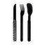 Akinod Magnetic Straight Cutlery 12H34 Black Mirror Zèbre - foto 2