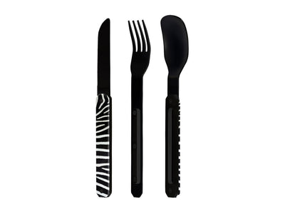 Akinod Magnetic Straight Cutlery 12H34 Black Mirror Zèbre - foto 2
