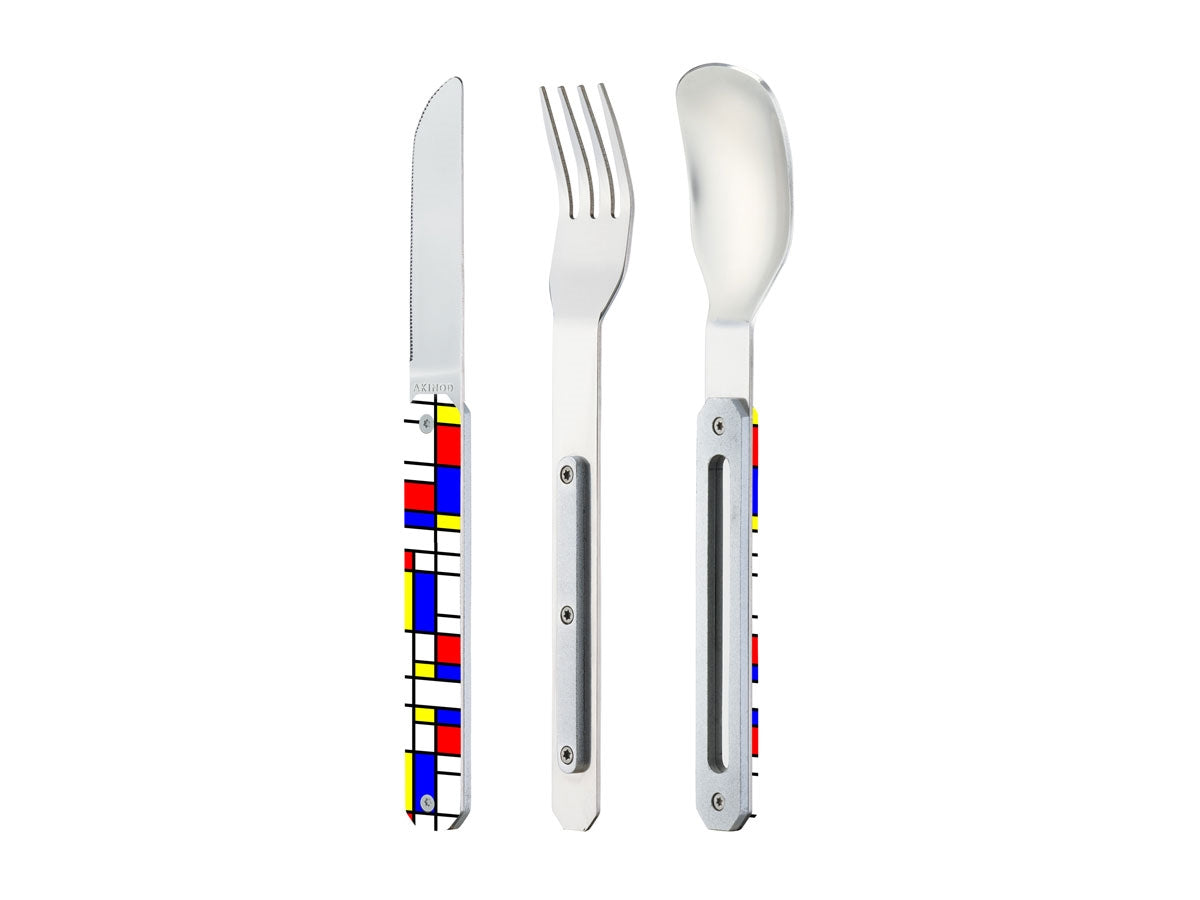 Akinod Magnetic Straight Cutlery 12H34 Mirror Abstraction - foto 2