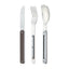 Akinod Magnetic Straight Cutlery 12H34 Mirror Aluminium Gris Foncé - foto 2
