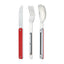 Akinod Magnetic Straight Cutlery 12H34 Mirror Aluminium Rouge - foto 2