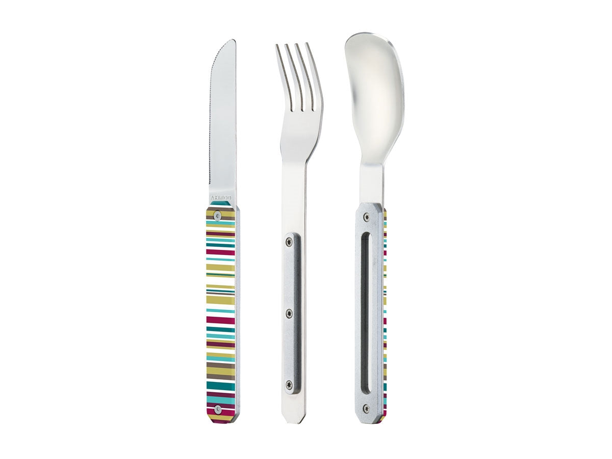 Akinod Magnetic Straight Cutlery 12H34 Mirror Bayadère - foto 2