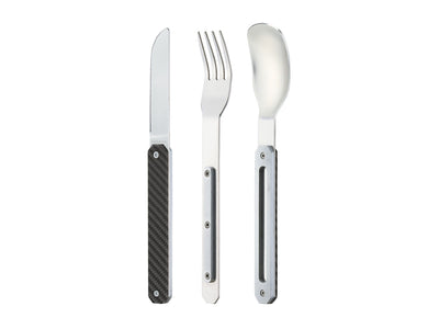 Akinod Magnetic Straight Cutlery 12H34 Mirror Carbone - foto 2