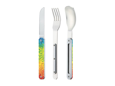 Akinod Magnetic Straight Cutlery 12H34 Mirror Pixel - foto 2