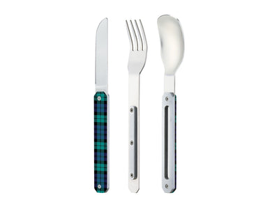 Akinod Magnetic Straight Cutlery 12H34 Mirror Tartan Vert - foto 2
