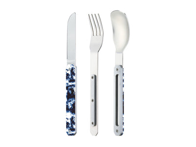 Akinod Magnetic Straight Cutlery 12H34 Mirror Tie & Dye Bleu - foto 2