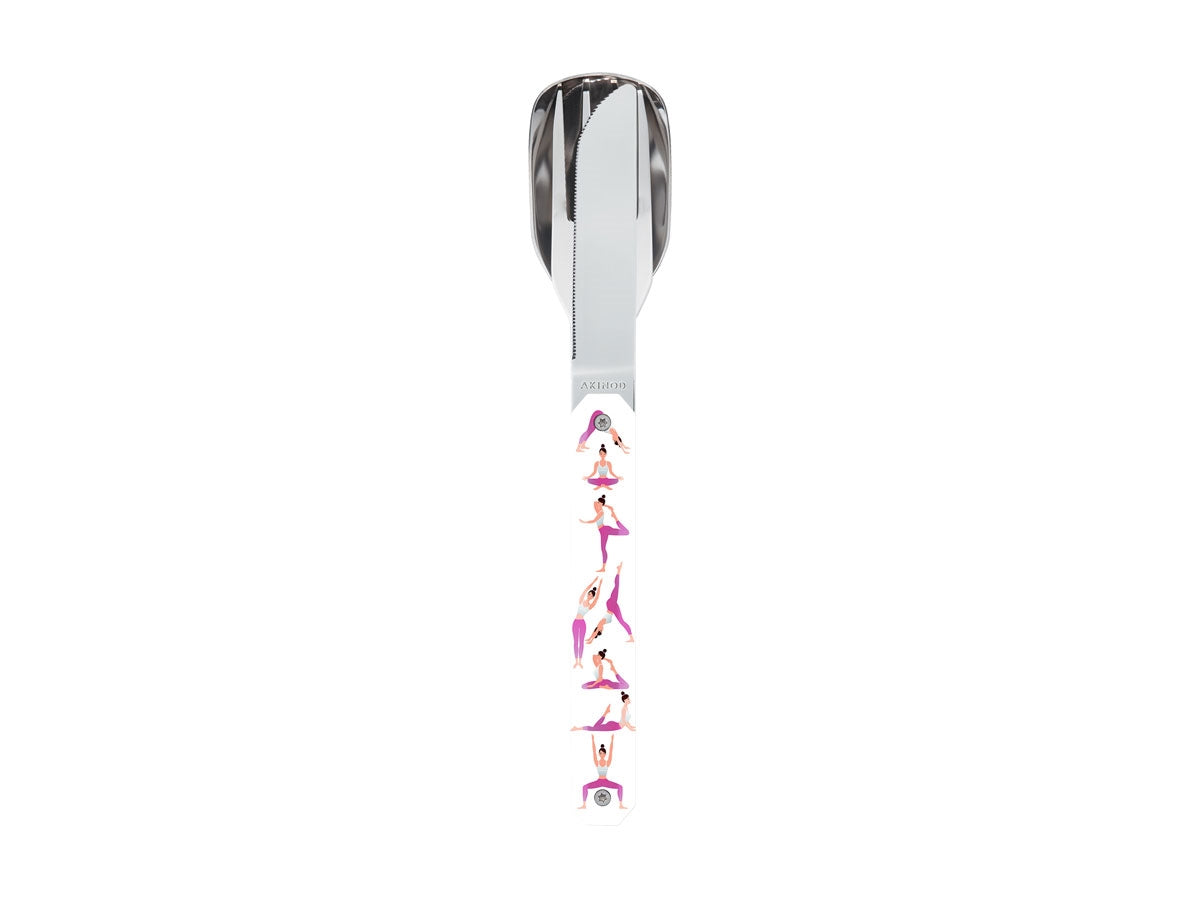 Akinod Magnetic Straight Cutlery 12H34 Mirror Yoga