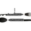 Akinod Multifunction Cutlery 13H25 Black Mirror Bandana Noir - foto 2