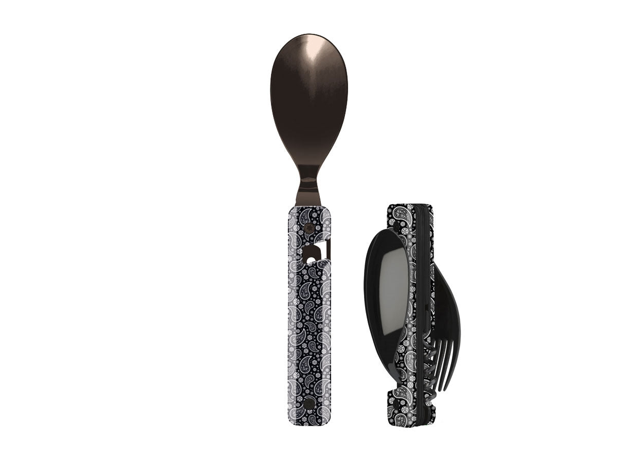 Akinod Multifunction Cutlery 13H25 Black Mirror Bandana Noir