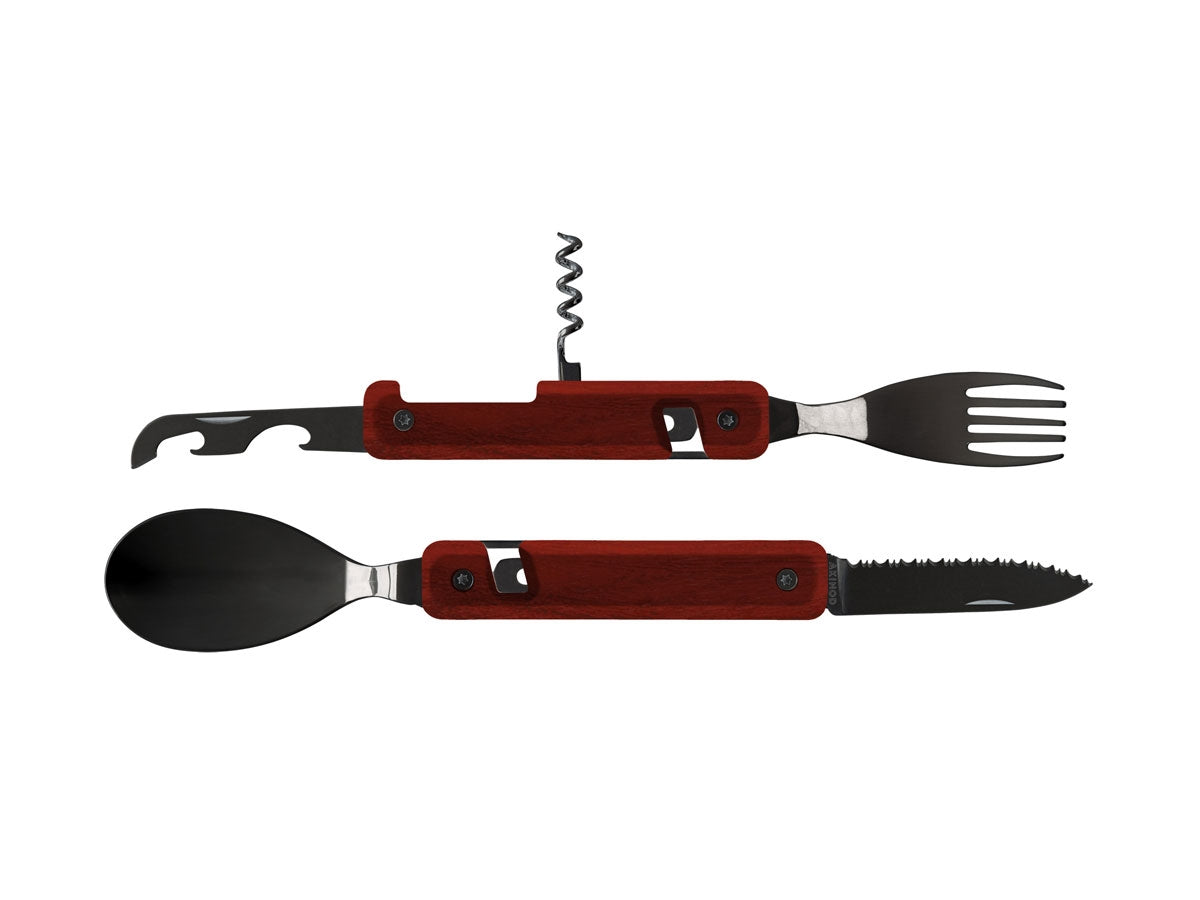 Akinod Multifunction Cutlery 13H25 Black Mirror Bois Corail - foto 2