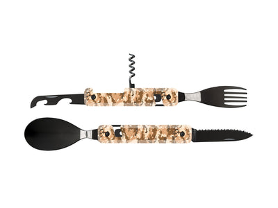 Akinod Multifunction Cutlery 13H25 Black Mirror Camo Pixel - foto 2