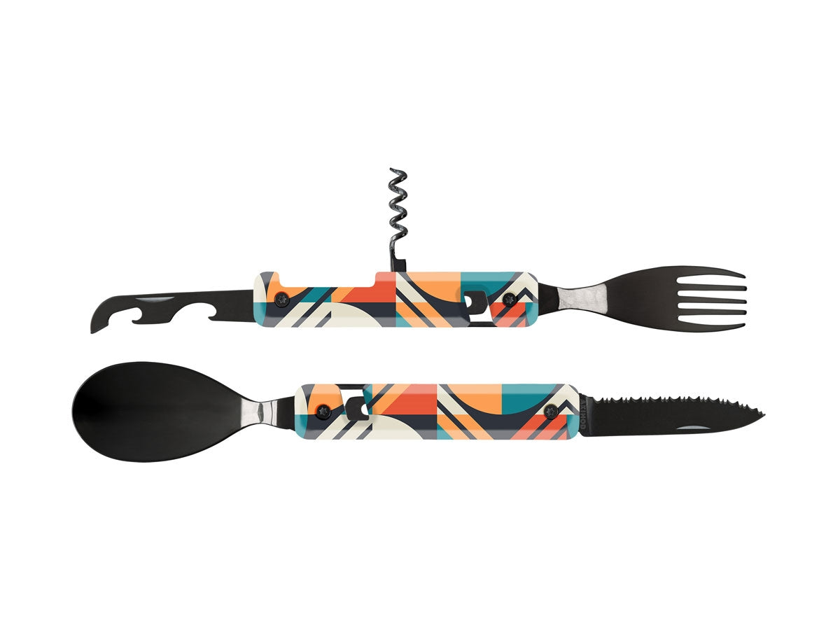 Akinod Multifunction Cutlery 13H25 Black Mirror Composition - foto 2