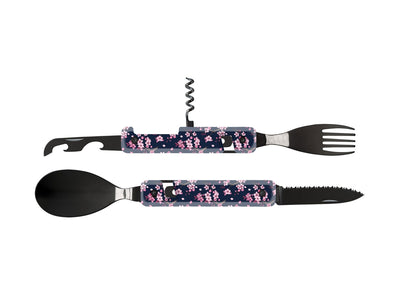 Akinod Multifunction Cutlery 13H25 Black Mirror Fleurs de Cerisier - foto 2