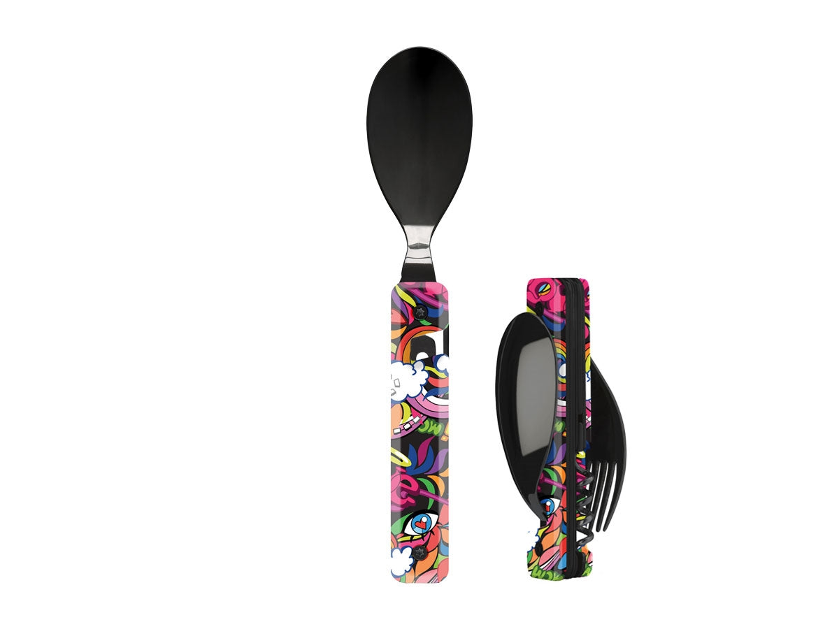 Akinod Multifunction Cutlery 13H25 Black Mirror Jimy