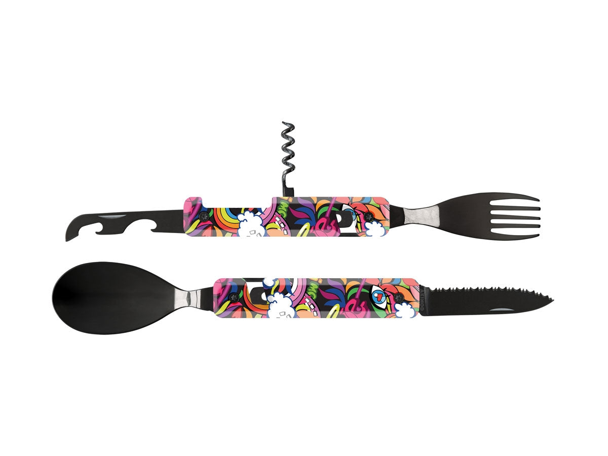 Akinod Multifunction Cutlery 13H25 Black Mirror Jimy - foto 2