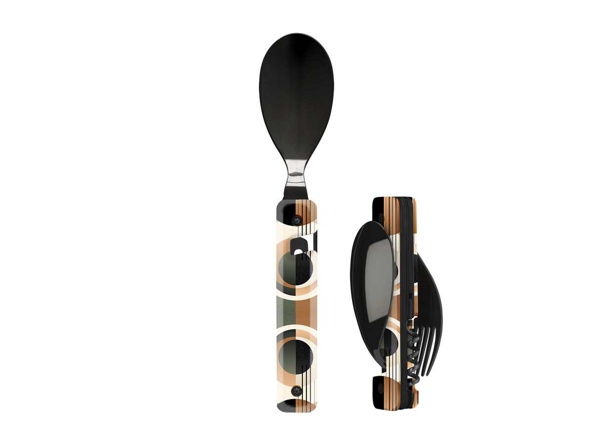 Akinod Multifunction Cutlery 13H25 Black Mirror Sphere