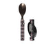 Akinod Multifunction Cutlery 13H25 Black Mirror Tartan Bleu