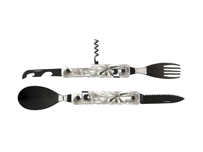 Akinod Multifunction Cutlery 13H25 Black Mirror Tropique - foto 2