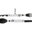 Akinod Multifunction Cutlery 13H25 Black Mirror Visage - foto 2