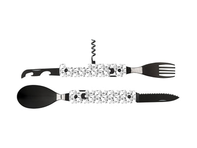 Akinod Multifunction Cutlery 13H25 Black Mirror Visage - foto 2