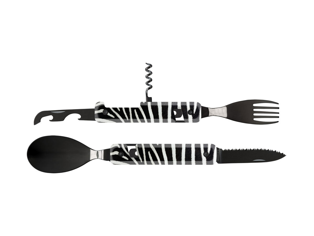 Akinod Multifunction Cutlery 13H25 Black Mirror Zebre - foto 2
