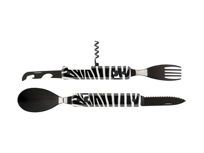 Akinod Multifunction Cutlery 13H25 Black Mirror Zebre - foto 2