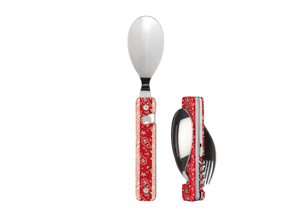 Akinod Multifunction Cutlery 13H25 Mirror Bandana Rouge