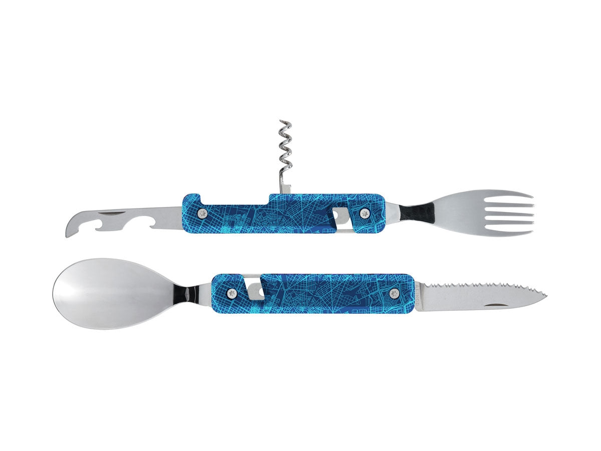 Akinod Multifunction Cutlery 13H25 Mirror Downtown Bleu - foto 2