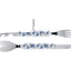 Akinod Multifunction Cutlery 13H25 Mirror Fleur Bleue - foto 2