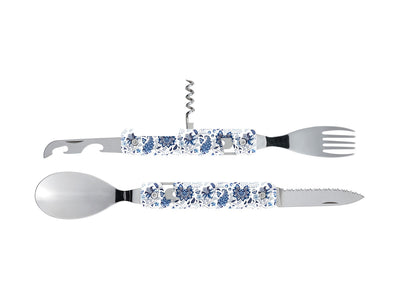 Akinod Multifunction Cutlery 13H25 Mirror Fleur Bleue - foto 2