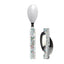 Akinod Multifunction Cutlery 13H25 Mirror Fleurs Gourmandes