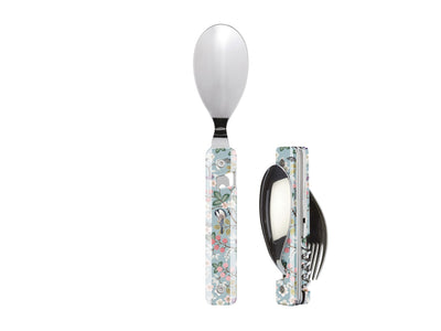 Akinod Multifunction Cutlery 13H25 Mirror Fleurs Gourmandes