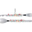 Akinod Multifunction Cutlery 13H25 Mirror Fleurs Pastel - foto 2