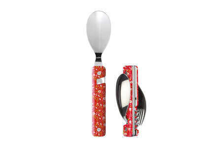 Akinod Multifunction Cutlery 13H25 Mirror Heliantheme Rouge