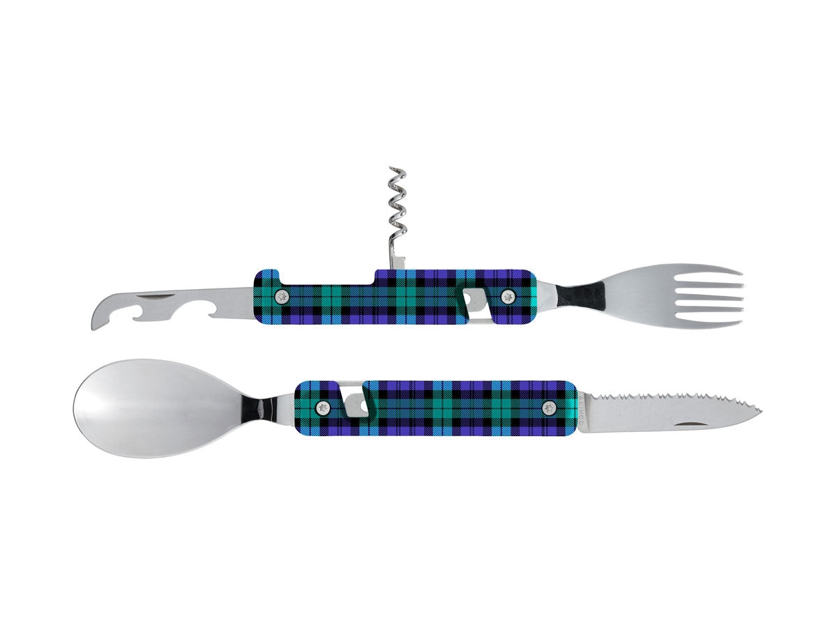 Akinod Multifunction Cutlery 13H25 Mirror Tartan Vert - foto 2