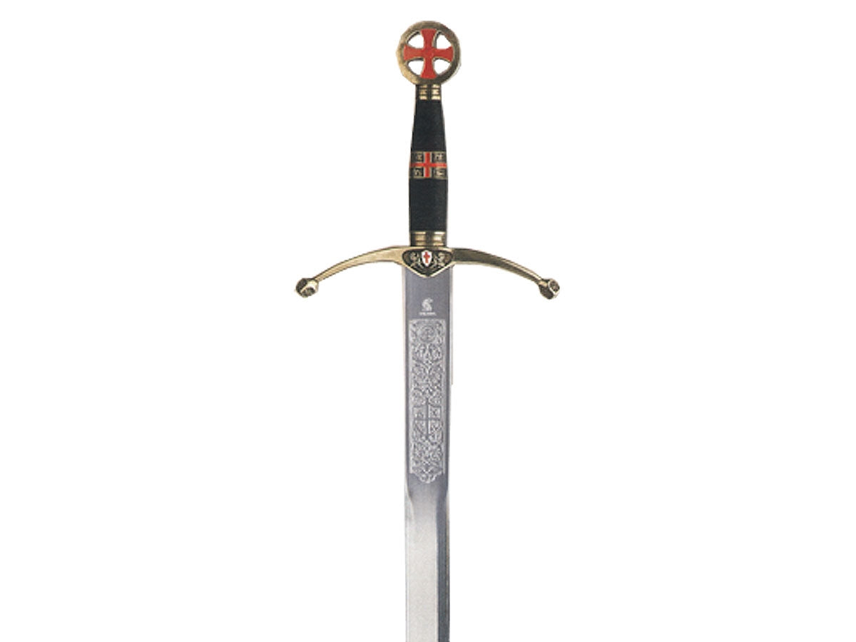 Gladius Replica Spada Crociati Templari c/fodero