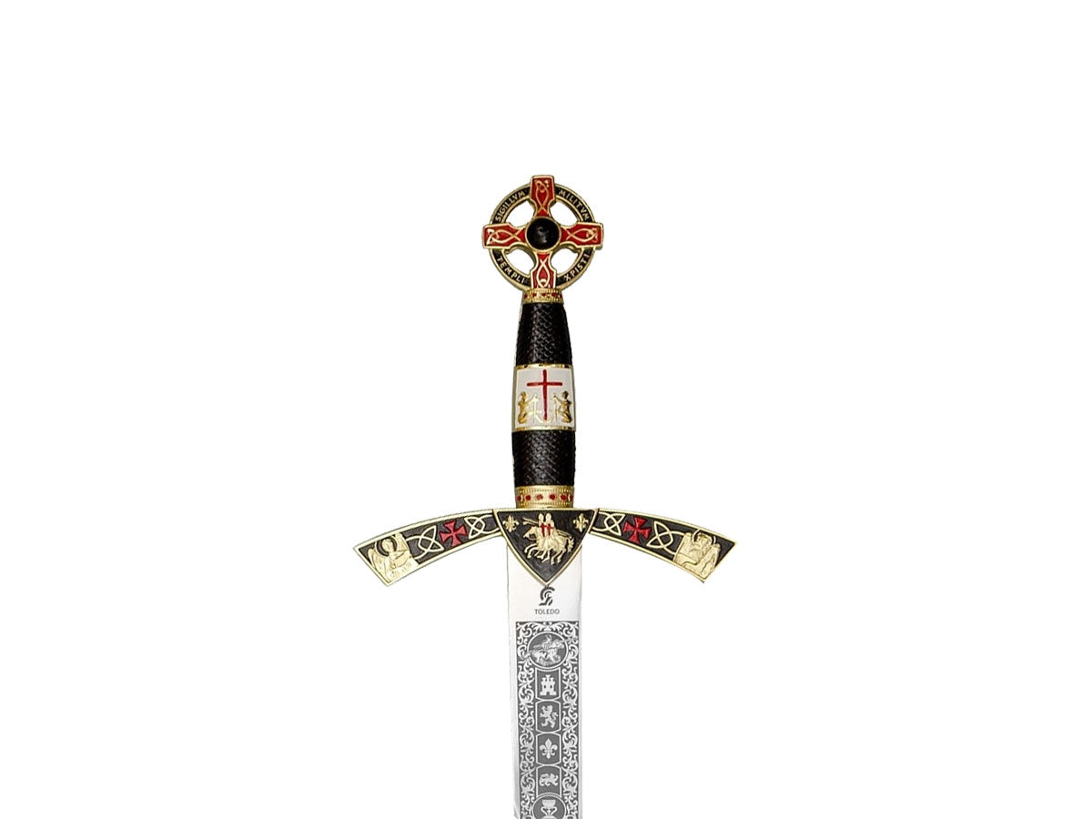 Gladius Replica Spada Templari dorata