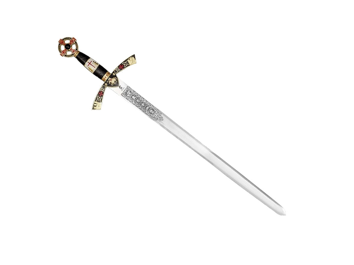 Gladius Replica Spada Templari dorata - foto 2