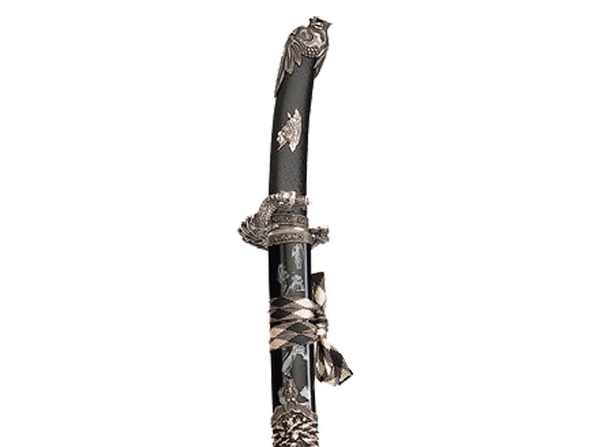 Gladius Replica Wakizashi Serpente Economica manico Nero