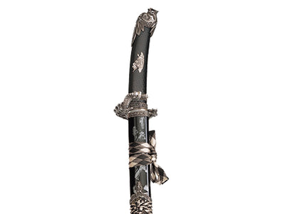 Gladius Replica Wakizashi Serpente Economica manico Nero