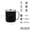 Stanley Classic Legendary Camp Mug 12oz /350ml Matte Black Pebble - foto 3