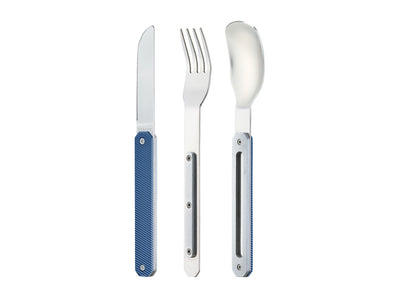 Akinod Magnetic Straight Cutlery 12H34 Mirror Aluminium Bleu - foto 2