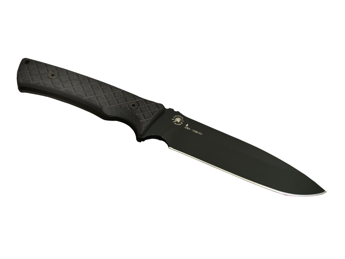 Spartan Blades Damysus SBSL003BKBK Black Blade Black Micarta