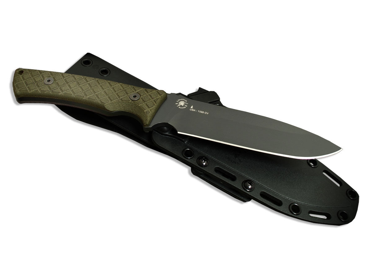 Spartan Blades Damysus SBSL003BKGR Black Blade Green Micarta - foto 2