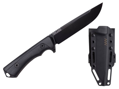 Dettaglio lama Sleipner cerakote ANV P300 manico GRNP 3D ergonomico
